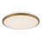 Brook 13-in Brushed Gold dimmable LED Flush Mount-124959426-124959428