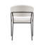 Andrya Chunky Weave Fabric Upholstered Armchair-1719485601