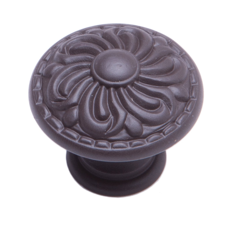 CK Series 1 3/8" Diameter Mushroom Knob, Oil Rubbed Bronze