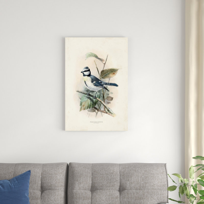 " Antique Birds VI ", 30" H x 20" W x 1.25" D
