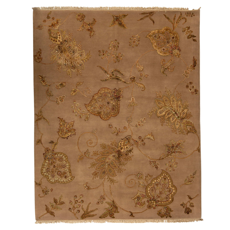 Tapis rectangulaire noué à la main