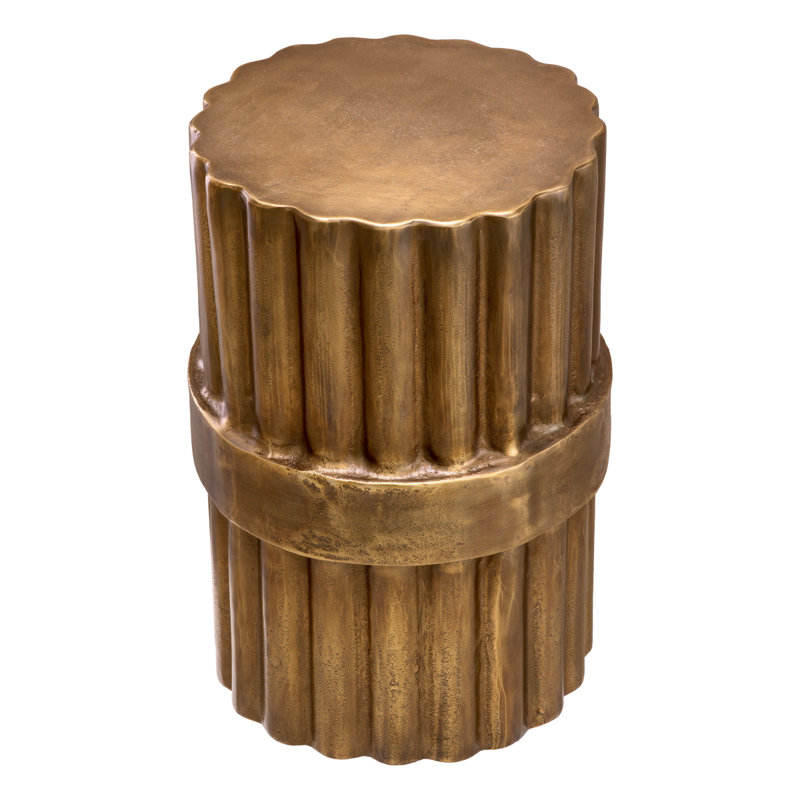 Side Table Padua L Antique Brass Finish
