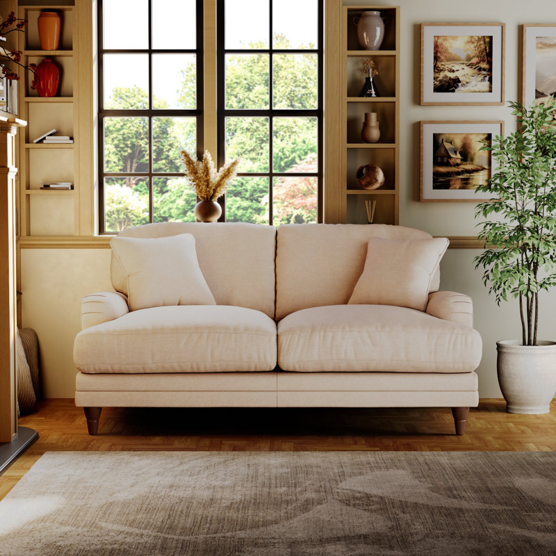 Adaku 2 Seater Sofa, Burnished Beech, Marble
