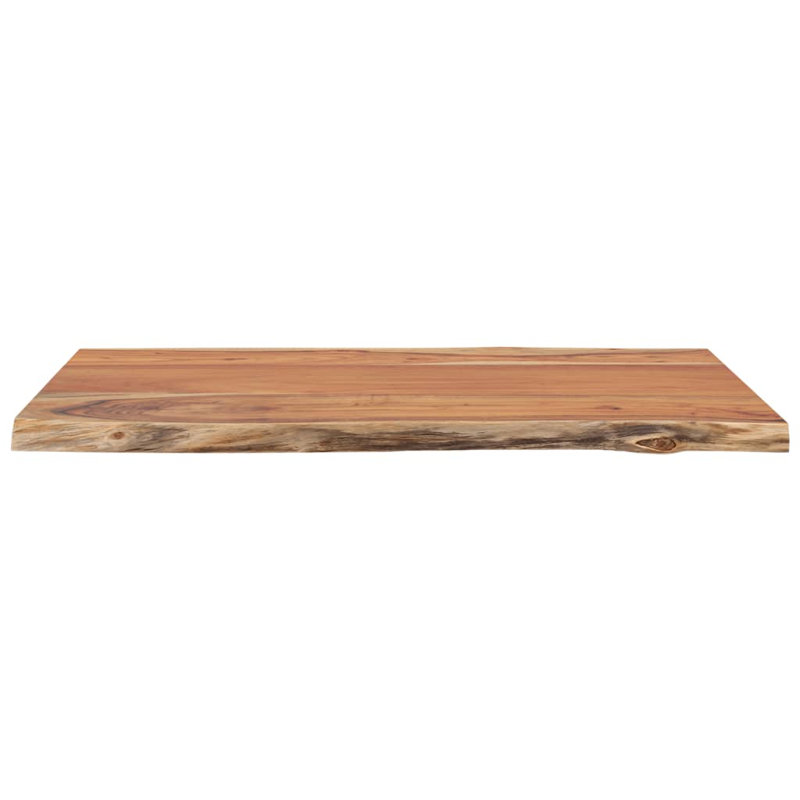 Alpen Home Table Top Rectangular Solid Wood, 2.5cm H x 50cm W x 40cm D, Acacia Wood