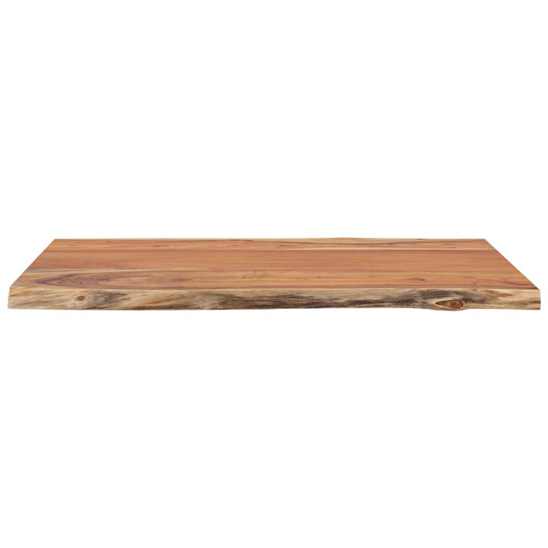 Alpen Home Table Top Rectangular Solid Wood, 2.5cm H x 50cm W x 40cm D, Acacia Wood