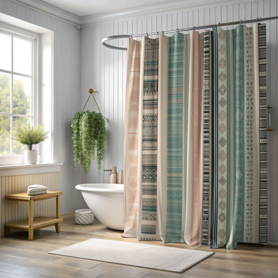 Boho Geometrics - Premium Shower Curtain