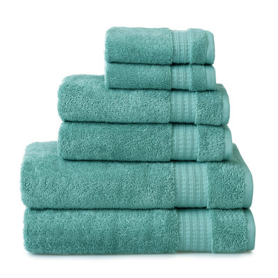 Isla 6 Piece 100% Cotton Towel Set