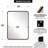 Contemporary Rectangle Bathroom Vanity Mirror | Stainless Steel Thick Frame-1180409720-1180963166