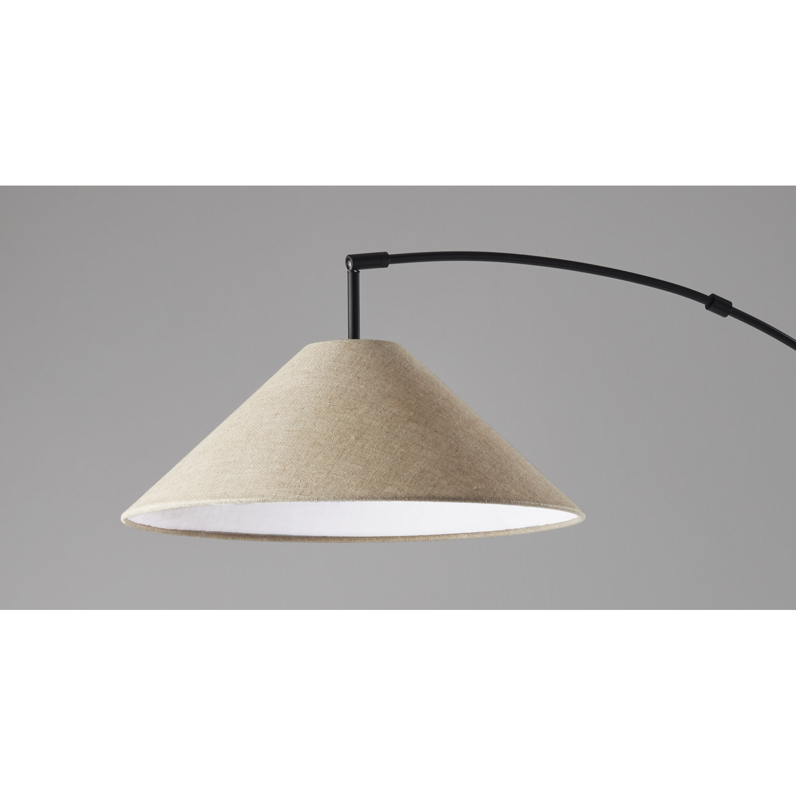 Braxton 76'' Floor Lamp, Light Brown, Dark Bronze
