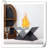 Tabletop Fire Tabletop Fireplace with Flame Guard