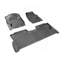 Tapis de sol automobile pour Ford F-250 / F-350 / F-450 2017-2022 3 pièces