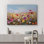 «Vibrant Wildflower Colorful Poppy Field Botanical Floral» sur toile