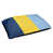 Bleu marine / jaune / bleu clair