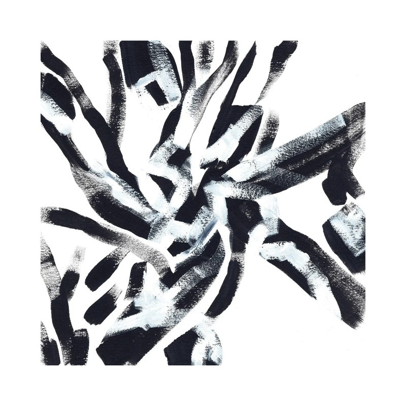 Onyx Code VII 1 Piece Wrapped Canvas Painting, 93.98 cm H x 93.98 cm W x 3.175 cm D