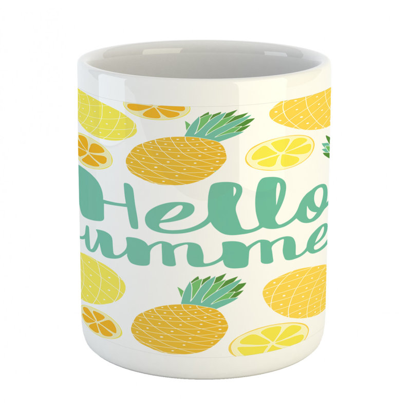 Grande tasse à café hello summer