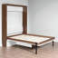 Lit escamotable double avec bureau pliable-940585412