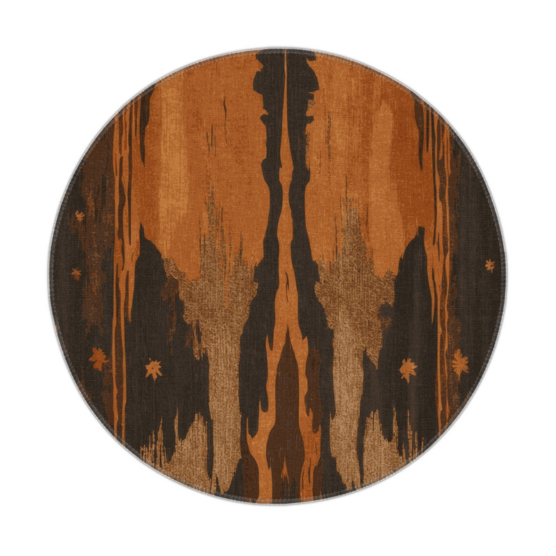 Terra Symphony Indoor And Outdoor Area Rug, Round 5'