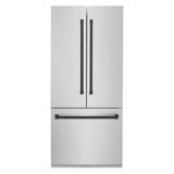 ZLINE 36" 19.6 cu. ft. Built-In 3-Door French Door Refrigerator with Internal Water and Ice Dispenser