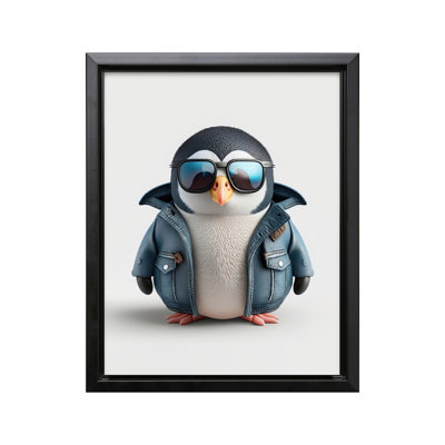 Bébé manchot à lunettes de soleil