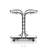Arpun Metal Bar Cart