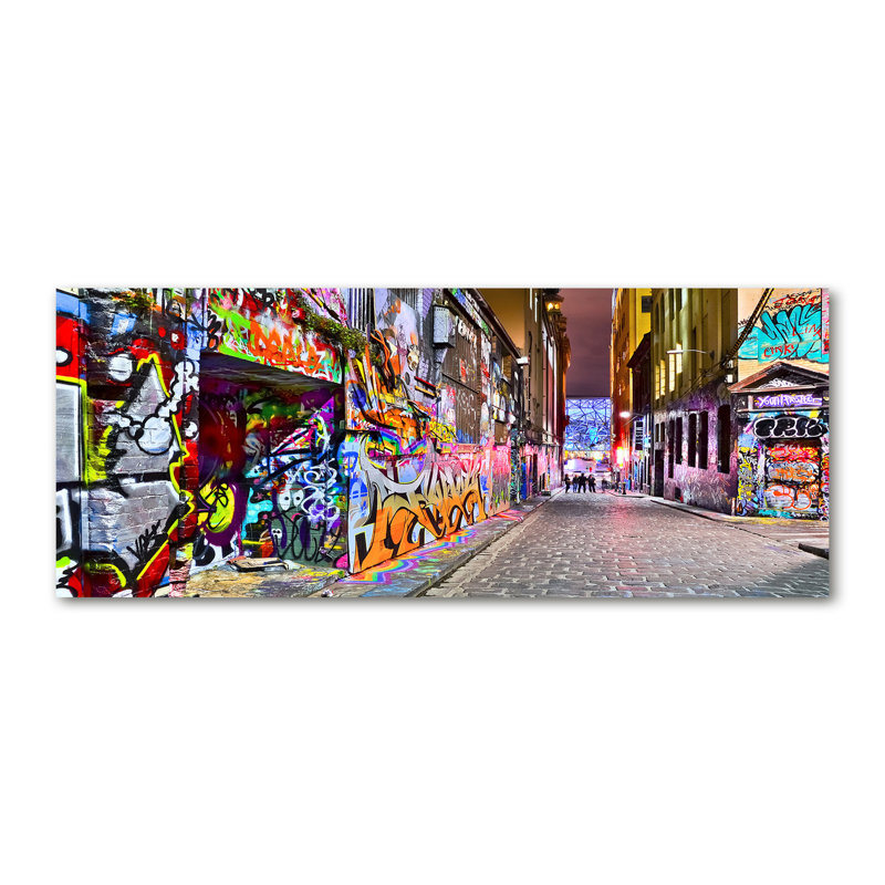 Colorful Graffiti - Wrapped Canvas Print