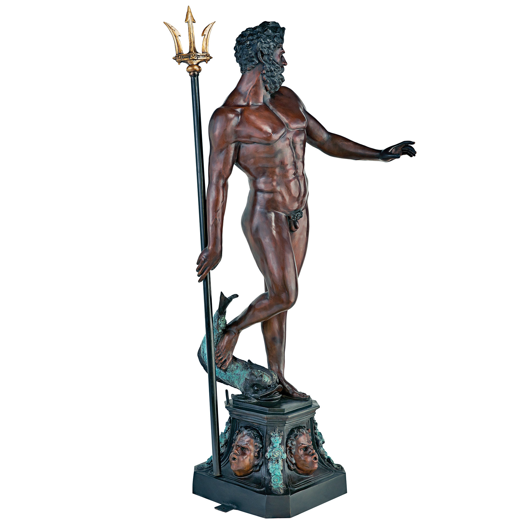 Design Toscano Poseidon God Of The Sea Garden Statue Wayfair