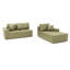 108.27 " Faux Leather Sofa Bed