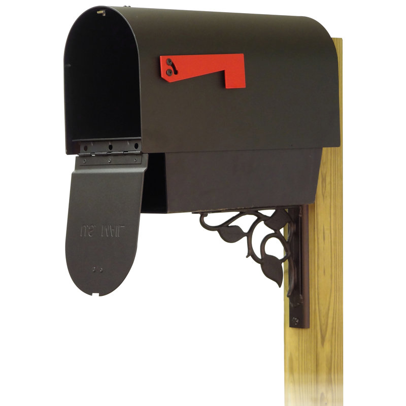Titan Aluminum Post Mounted Post box