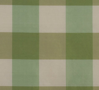 Fabric, Green/Ivory