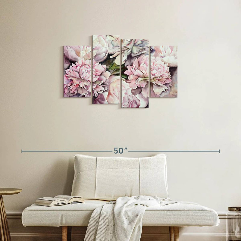 Pivoines roses classiques Harnek, H 22 po x l 36 po