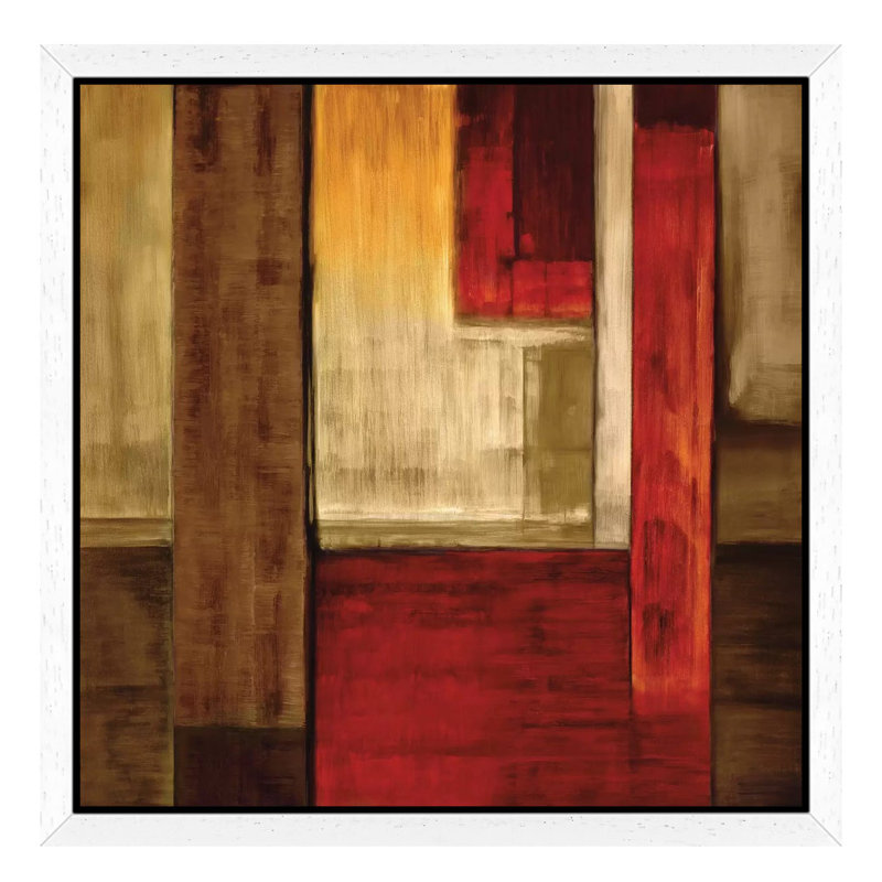 Crossover II 1 Piece Painting on Canvas, 93.98 cm H x 93.98 cm W, White Framed