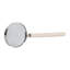 Loupe moderne pour la décoration intérieure - objet de décoration pour le salon, décoration de bureau ou tablette - 20 po, ivoire et argent