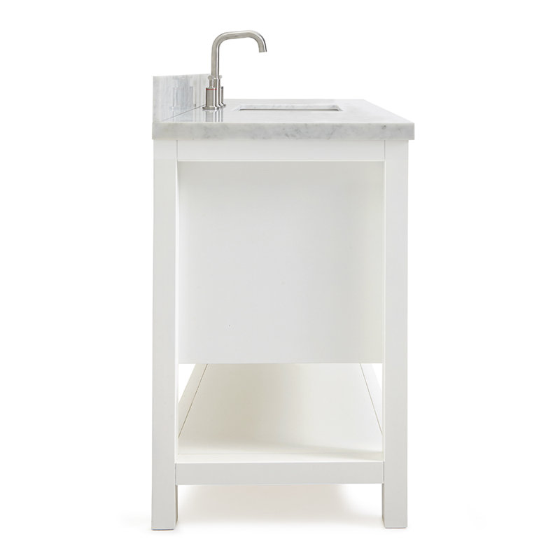 Bayhill 55'' W Single Vanity, White