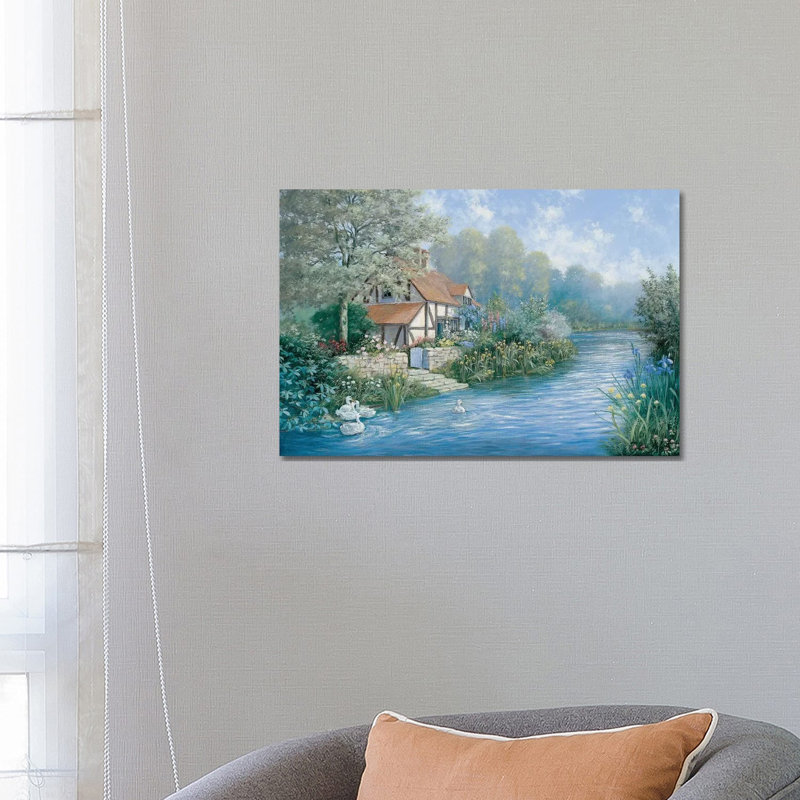 Lakescape by Peter Motz - Wrapped Canvas Gallery-Wrapped Canvas Giclée, 66.04 cm H x 45.72 cm W x 3.175 cm D