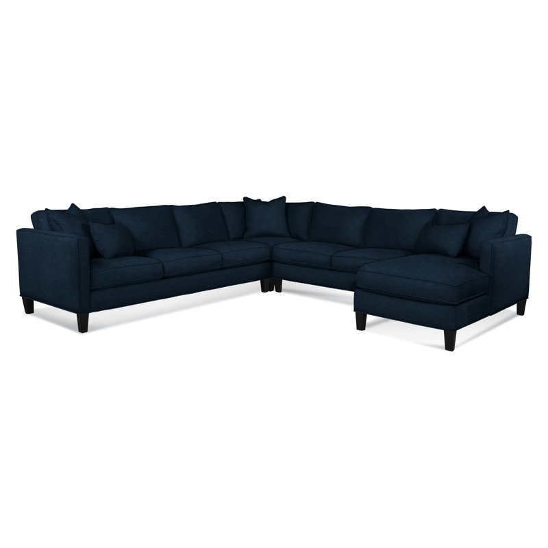 Sectional, Black, Right Hand Facing, Elite Ash; 0321-83