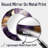 Purple and Gold Liquid Magic II - Abstract Mirror, Modern Round Unique Wall Mirror, Printed Metal Art-97183210