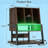Record Player Stand With Vinyl Storage For 200 Albums, Charging Station & LED Light, Espresso-528094418