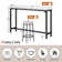Kyrie Modern Kitchen Counter Height Dining Table Set with 3 Bar Stools