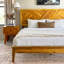 Sierra Solid Wood Bed Frame with Adjustable Headboard / Handcrafted Platform Bed-1020736582-1020696902