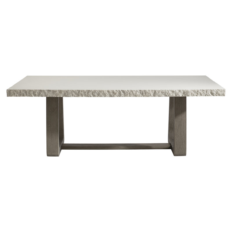 Trouville Rectangular Concrete Top Dining Table