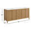 Benita 72" Rattan and Oak Bathroom Vanity