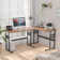 Home Office Desk and Chair Set Computer Desk and Ergonomic Mesh Office Chair Set