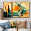 Ensemble de décorations murales rétro moderne pleine lune City II - Mid-Century-277728257-277728287
