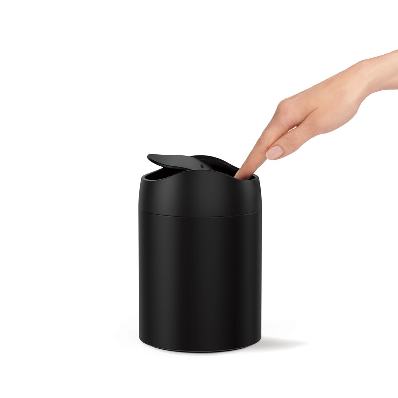 Simplehuman 1.5L Mini Bin, Matte Black