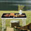 3Ft Aluminum Alloy Folding Table Black
