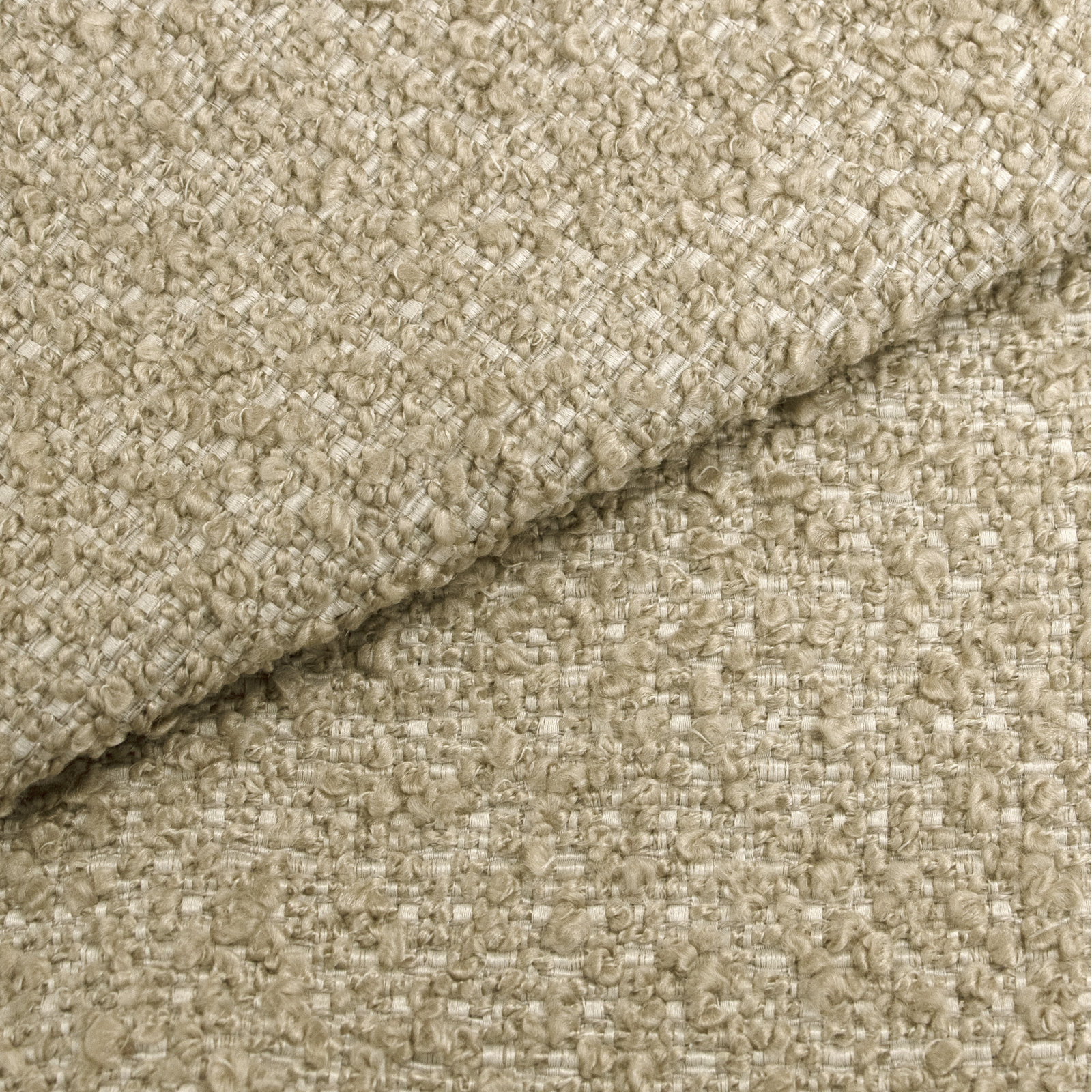 Upholstered Headboard, Classic Buff Boucle, Queen