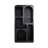 Open Cutout Textured Wood Bookshelf