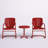 Burley Outdoor Conversation 3 Piece Seating Group-140158924