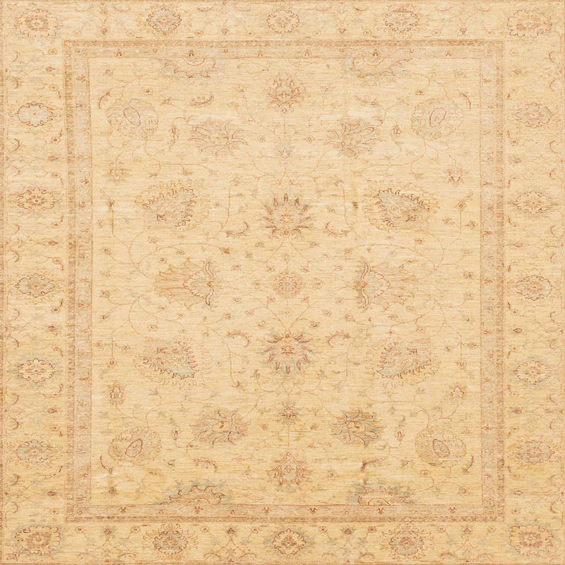 Adamczak Wool Abstract Indoor Rug, Square 3'