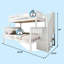  Lit superposé standard en bois massif avec escalier Bolles-903296765-903723627
